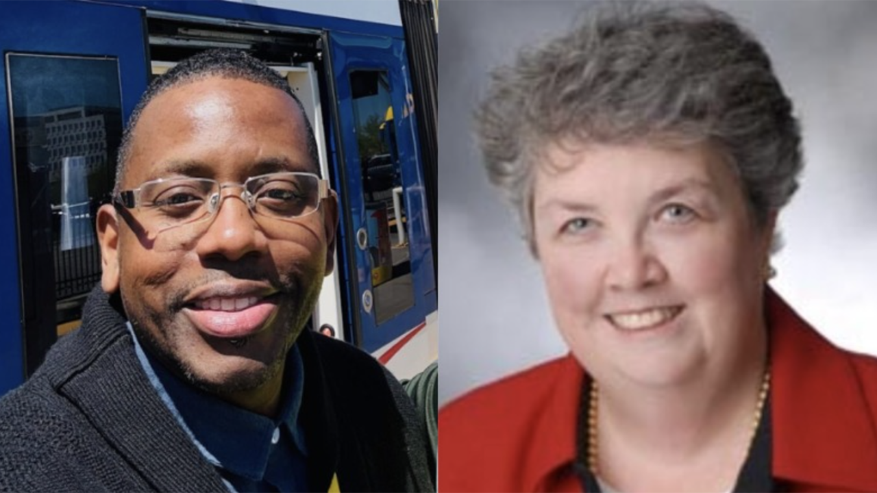 Ronald Forrest, St. Louis Metro Transit (left) and Kathy Keeney, ASLRRA. (Photographs courtesy of the respective organizations)